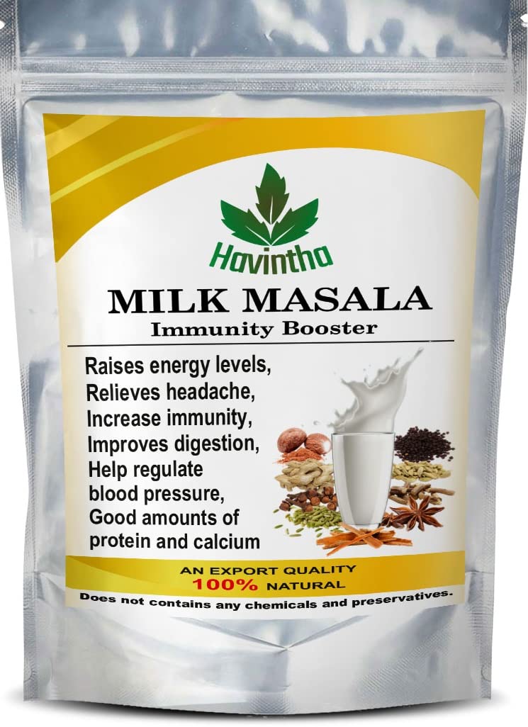 Havintha Natural Milk Masala | Support Immunity and Stronger Bones (100gm)