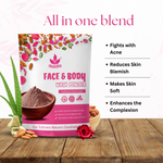 Havintha Natural Hair Shampoo (227g) for Reduce Hair Loss, Jata Amrit Hair Oil (100ml) for Hair Growth, And Face and Body Ubtan Powder (227g) for Skin Care