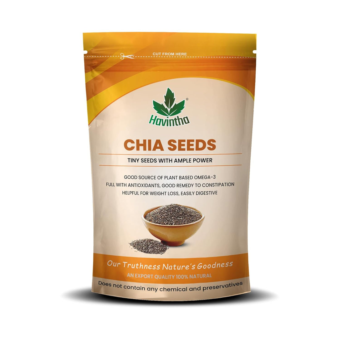 Havintha Chia Seeds for Immunity Energy Super Food - 227 Grams