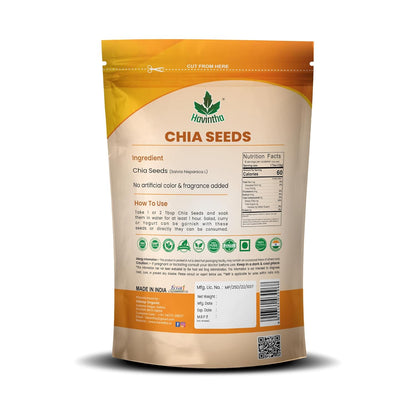 Havintha Chia Seeds for Immunity Energy Super Food - 227 Grams