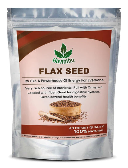 Havintha Natural Sunflower, Pumpkin, Chia, Flax Seeds (Combo Pack) - Each 100 Gm (Total 400gm)