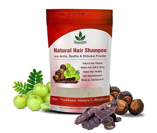 Amla Reetha Shikakai Powder Natural Hair Shampoo for Hair - 227 Grams