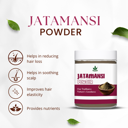 Havintha Natural Jatamansi Powder | For Strong Hair | 80 Grams (JAR)