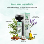 Havintha Organic Rosemary Hair Oil | For Hair Growth & Reduced Hair Fall | Natural Scalp Care for Men & Women | Nourish & Strengthen Your Hair Naturally