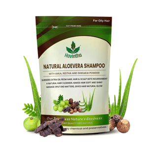 Natural Aloevera Powder Shampoo | for Oily Hair | Men & Women (227g)