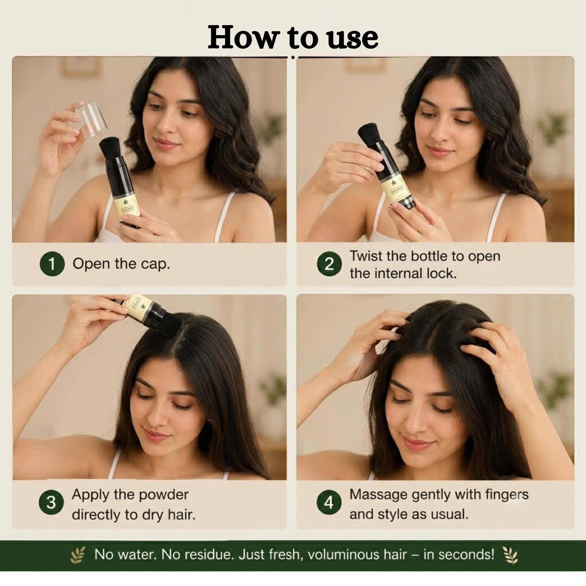 Havintha Oil Rescue Dry Shampoo for Oily Hair &amp; Scalp – No White Cast &amp; Instantly Volume (8 g)