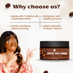 Coffee Face Scrub (100g) | Jata Amrit Hair Oil (100ml) & Natural Hair Shampoo (227g)