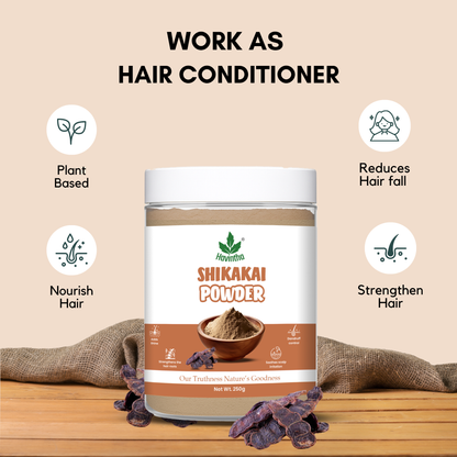 Havintha Organic Shikakai Powder For Hair - 250 Grams