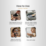 Havintha 100% Natural Activated Charcoal Powder for Skin, Face Pack, Removes Dead Skin and Natural Detoxifier for Your Body, 100 g