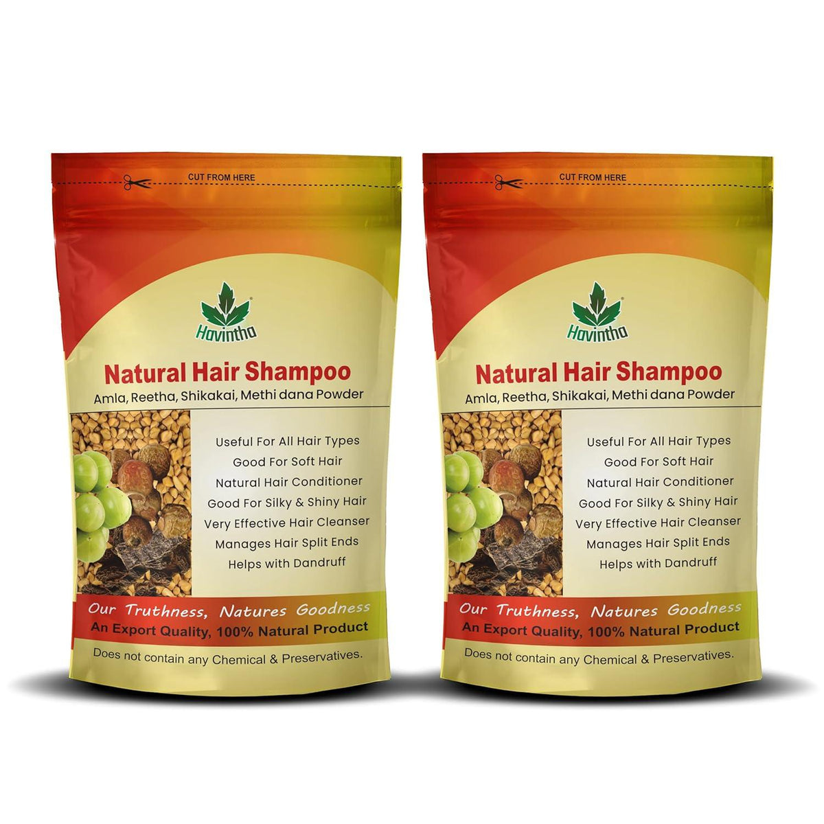 Organic Hair Shampoo - Havintha Natural Methi Dana Hair Shampoo