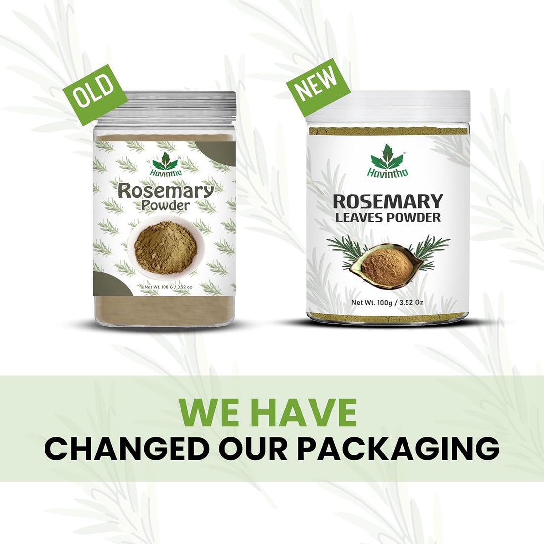 Havintha Natural Rosemary Powder For Shiny Hair|Rosemary powder for hair growth| Men &amp; Women - 100gm