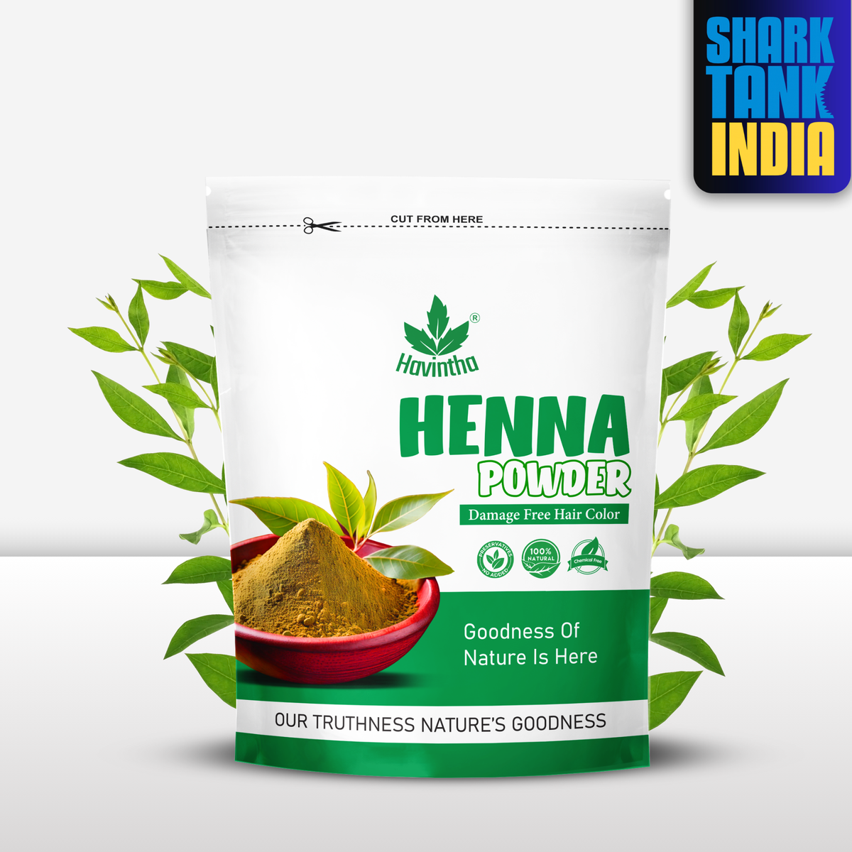 Natural Lawsonia Inermis Henna Powder for Hair Product 200gm