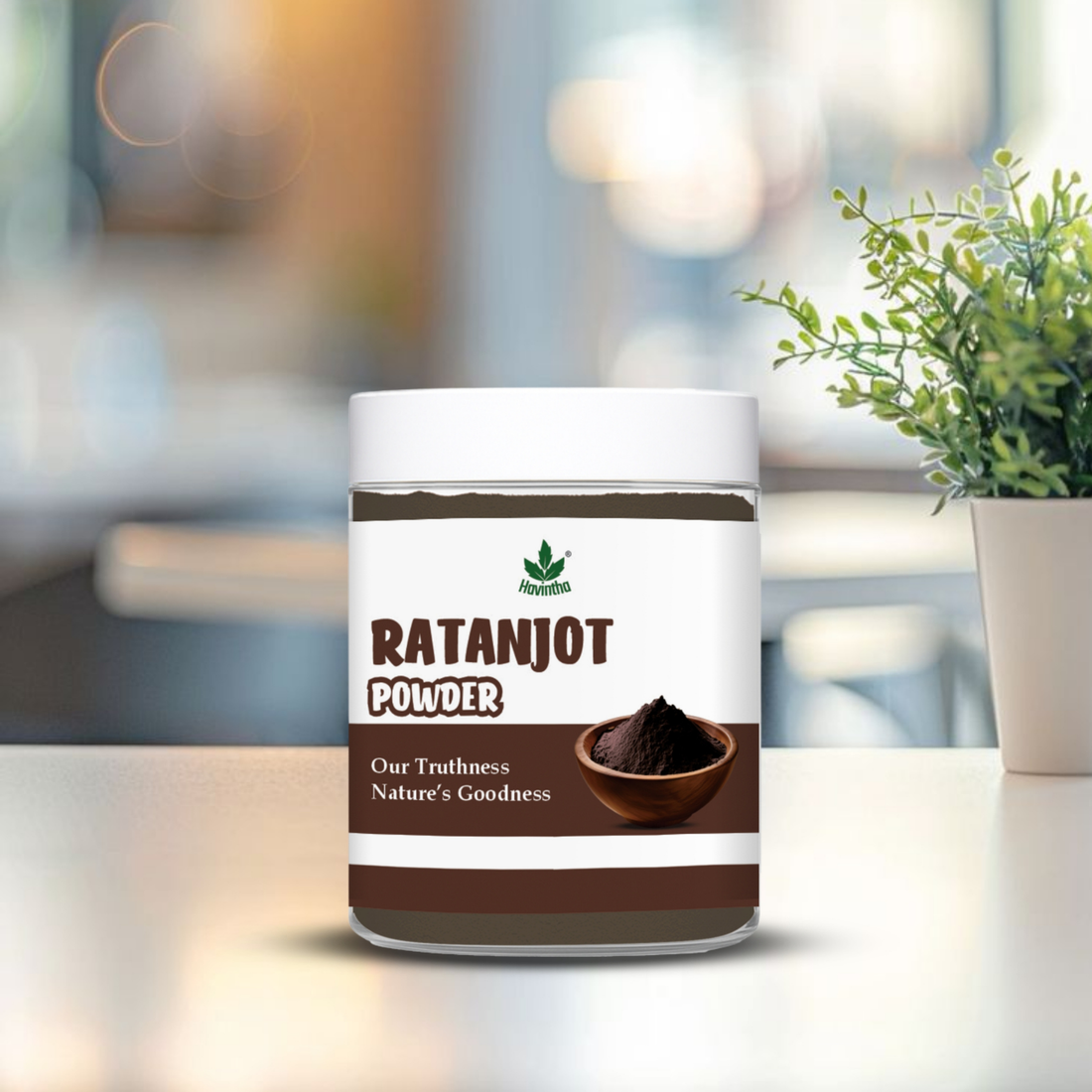 Havintha Natural Ratanjot Powder | For Strong Hair | For All Skin &amp; Scalp Infection  | 80 Grams (JAR)