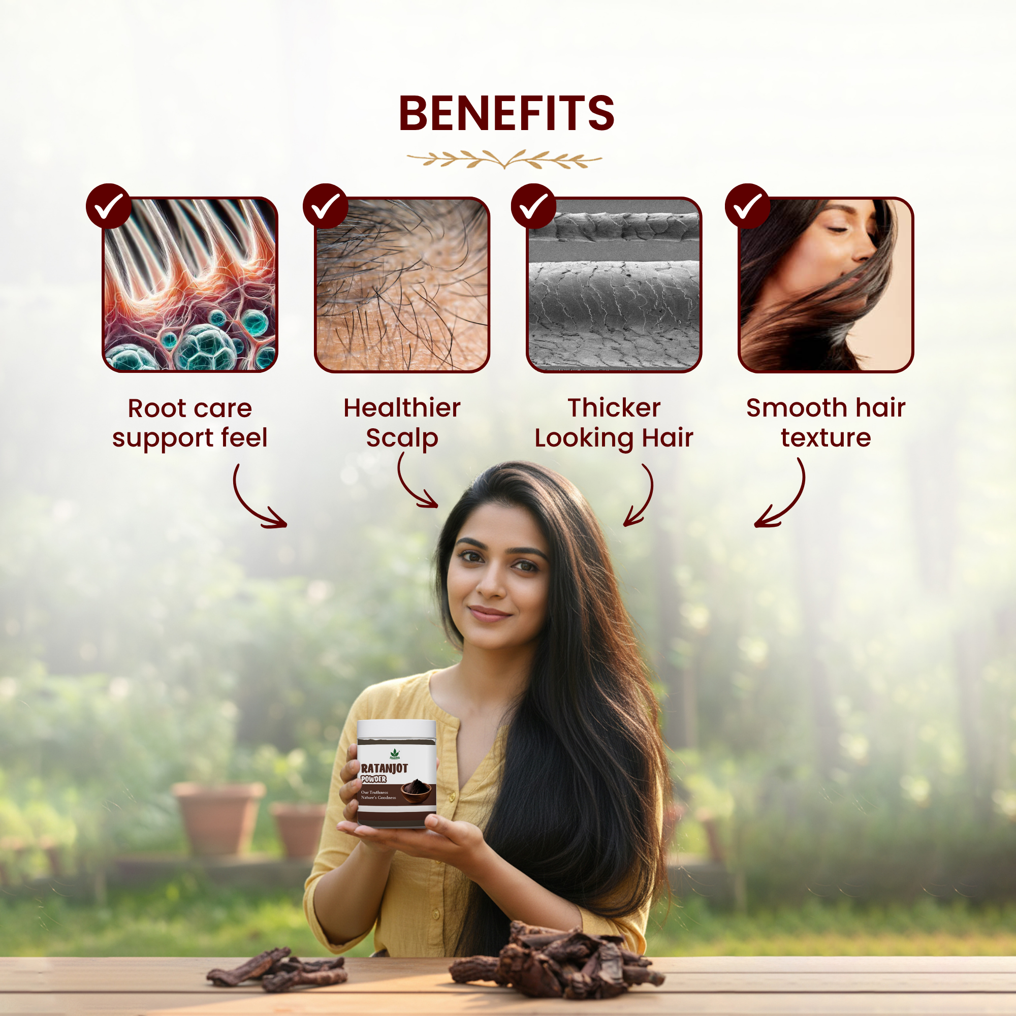 Havintha Natural Ratanjot Powder | For Strong Hair | For All Skin &amp; Scalp Infection  | 80 Grams (JAR)
