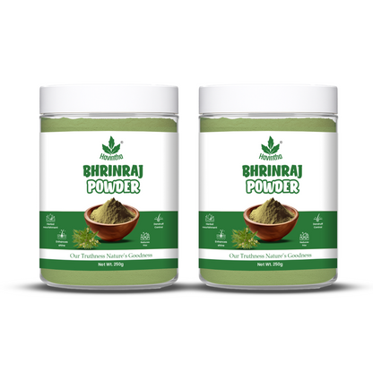 Bhringraj Powder For Hair Growth Split Ends Nourishment Dandruff Moisturising - 250 Grams