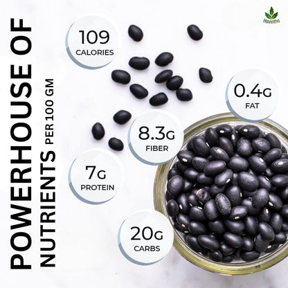 Havintha Natural Black Beans | Black Soybeans - 1 Kg