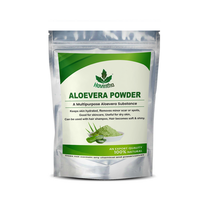 Havintha Natural Aloevera Powder for Hair Growth, Face Wash - 227 grams