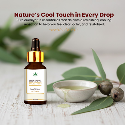 Havintha Eucalyptus Essential Oil 15ml | Pure Organic Eucalyptus Oil | Aromatherapy &amp; Skin Care