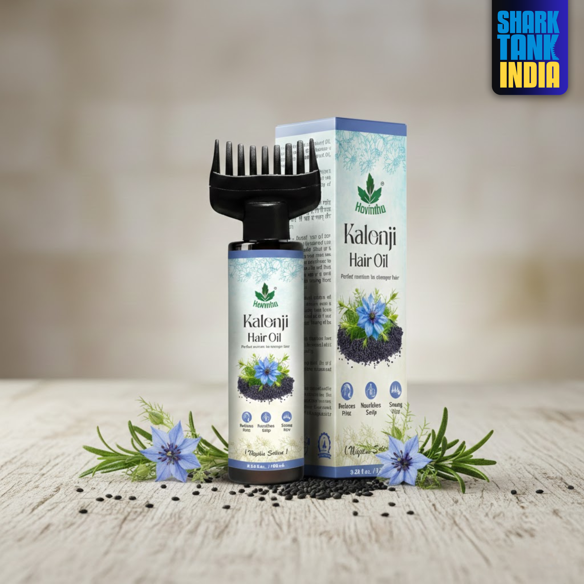 Havintha Natural Kalonji Hair Oil |Nourish &amp; Strengthen Your Hair Naturally |Secret to Thick Hair |100 ml