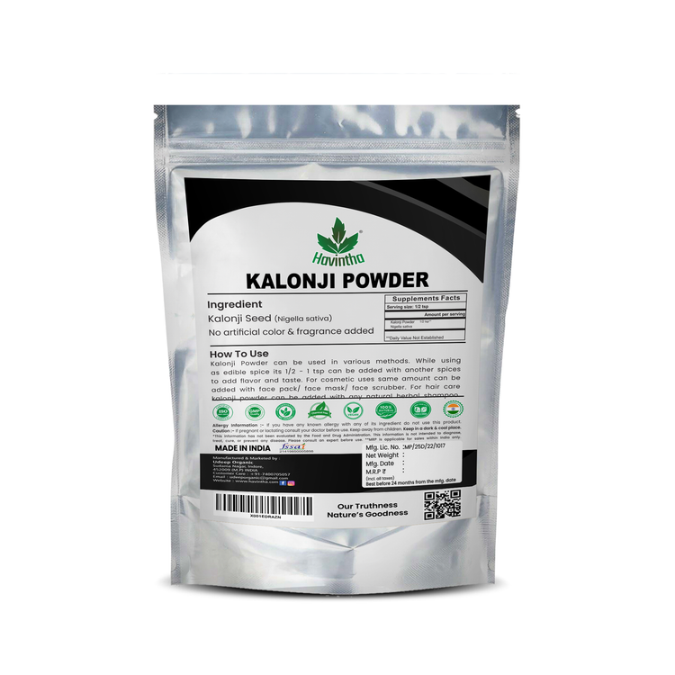Havintha Kapoor kachri powder for dandruff & scalp hair growth - 227 grams back