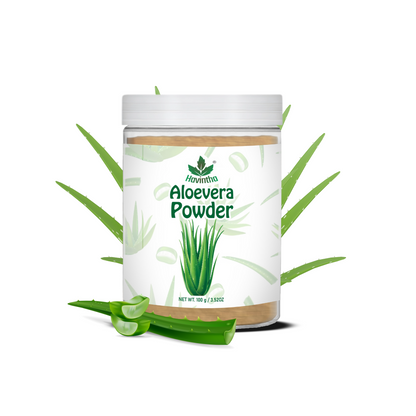 Havintha Natural Aloevera Powder for clean skin | For Glowing Skin | Natural Face Care | 250 Grams (JAR)