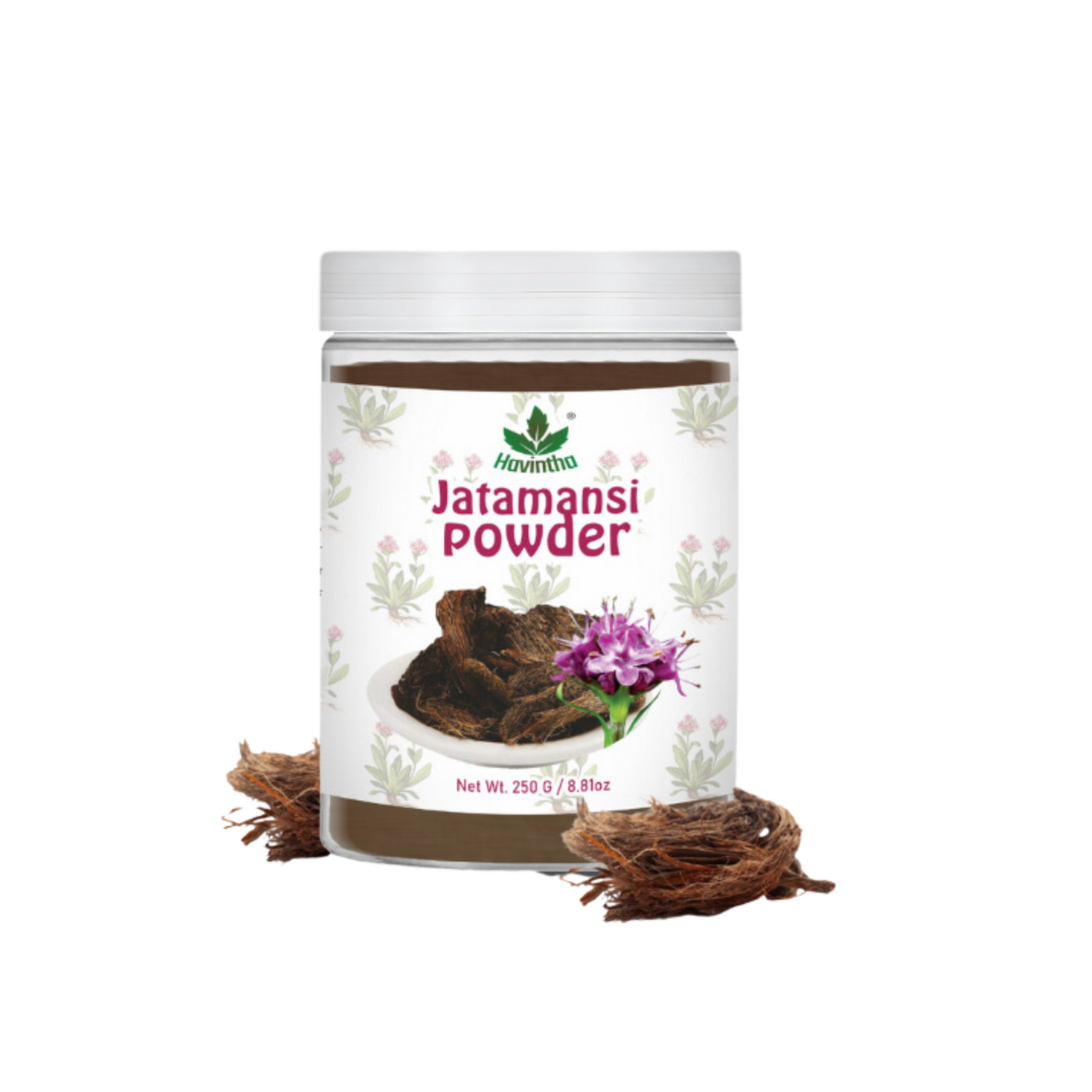 Havintha Natural Jatamansi Powder | For Strong Hair | 250 Grams (JAR)