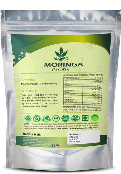Havintha Natural Moringa Powder (100 g)