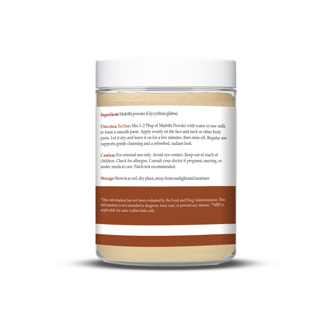 Havintha Natural Mulethi Powder | For Glowing Skin | For Face Brightening | 250 Grams (JAR)