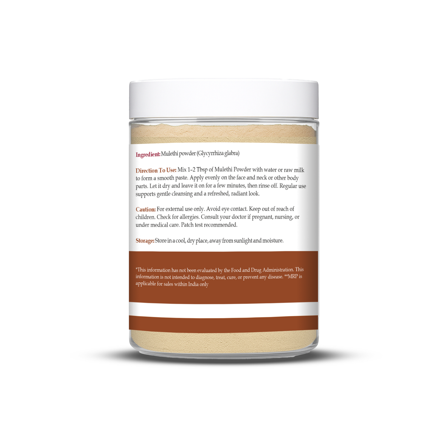 Havintha Natural Mulethi Powder | For Glowing Skin | For Face Brightening | 250 Grams (JAR)