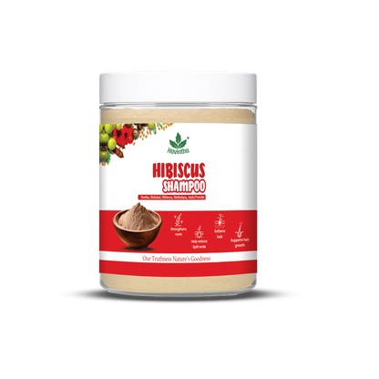 Natural Hibiscus Powder Shampoo | Prevents Hair Fall &amp; Nourishes Lifeless Hair | for Overall Hair Growth | Men &amp; Women (227g)