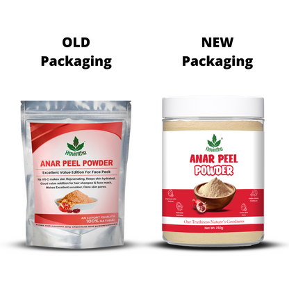 Havintha Natural Anar Chilka Powder | Pomegranate Peel Powder for Skin Care - 250gm