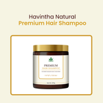 Havintha Premium Herbal Hair Shampoo 200g | Anti Hair Fall & Anti Dandruff | Sulfate-Free Foaming Shampoo with Shikakai, Aloe Vera, Methi & Spirulina for Strong, Thick & Healthy Hair