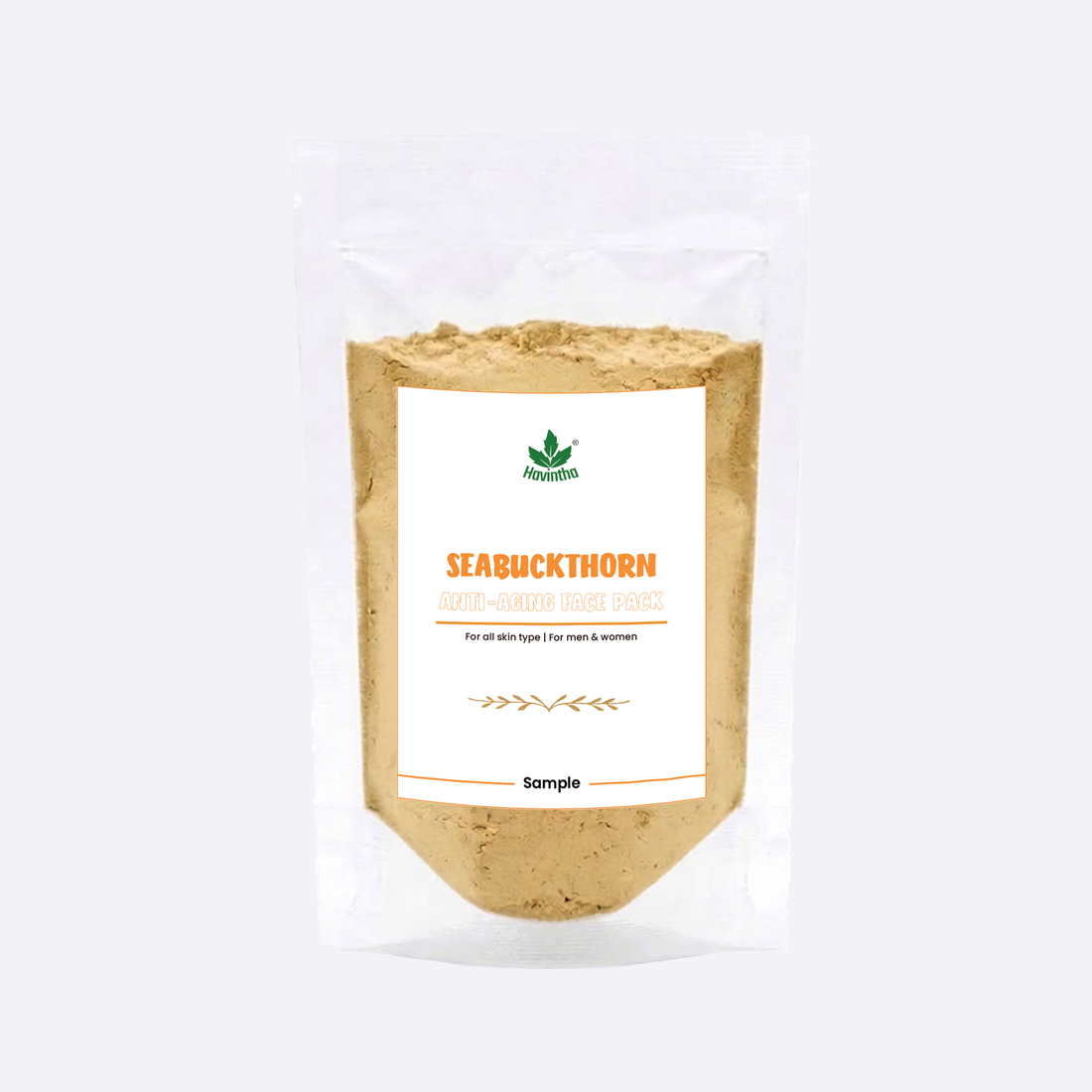 Havintha Seabuckthorn 15gm Anti-Aging Face Pack | Natural Herbal Face Mask for Radiant &amp; Youthful Skin