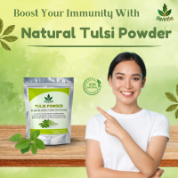 Havintha Tulsi powder for lungs, brain, skin &amp; hair health - Holy Basil - 227 gram