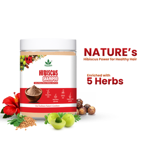 Natural Hibiscus Powder Shampoo | Prevents Hair Fall & Nourishes Lifeless Hair | for Overall Hair Growth | Men & Women (227g)