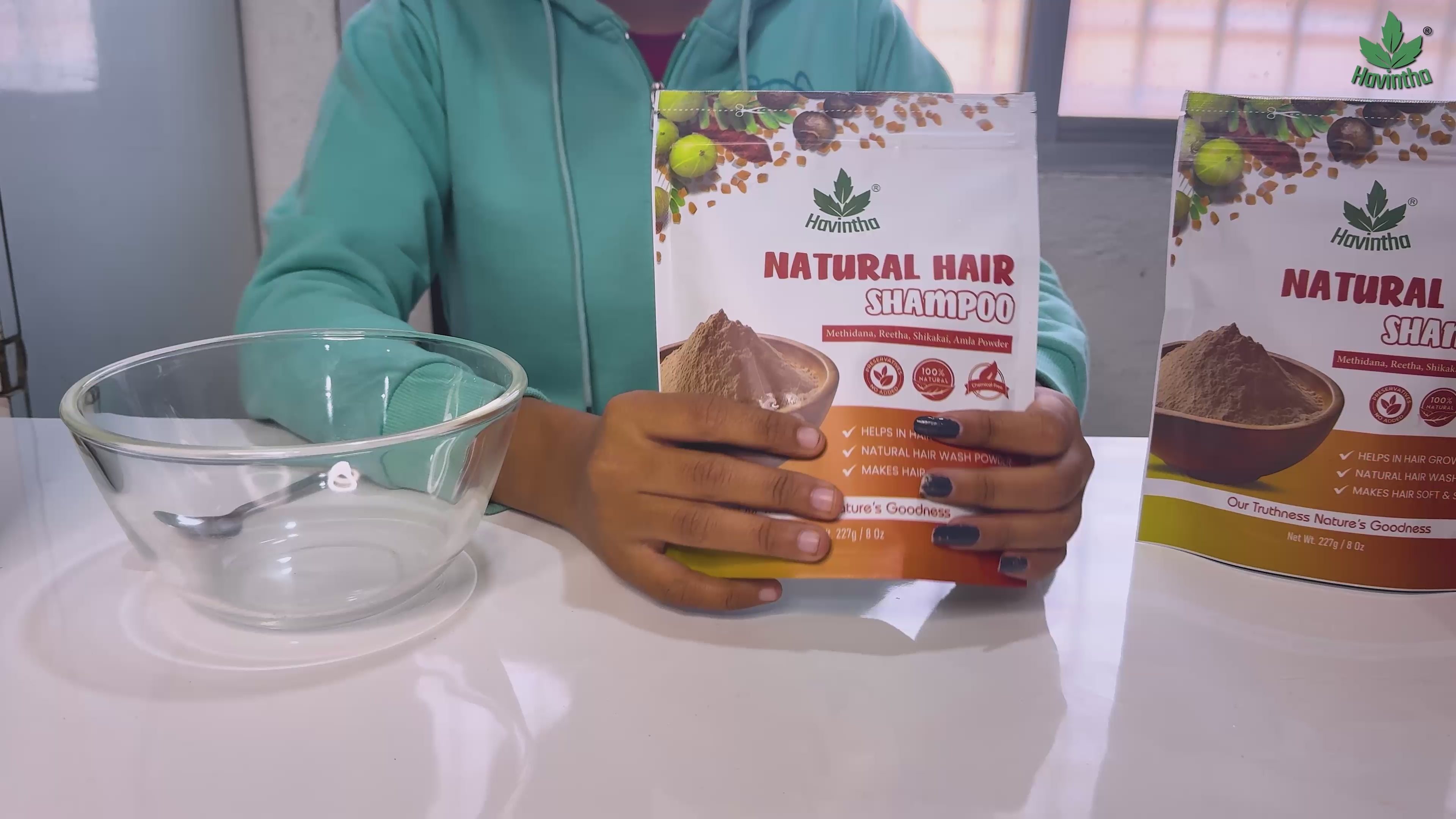 Natural Hair Shampoo with Methi Dana, Amla, Reetha &amp; Shikakai – Fights Hair Fall &amp; Promotes New Hair Growth |Men &amp; Women (227g)