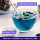 Havintha Natural Blue Tea - Butterfly Pea, Lemongrass, Tulsi, Cardamon, Cinnamon, and Mint - Vegan - Caffeine Free | Herbal Tea - 50 gm (100 Cups)