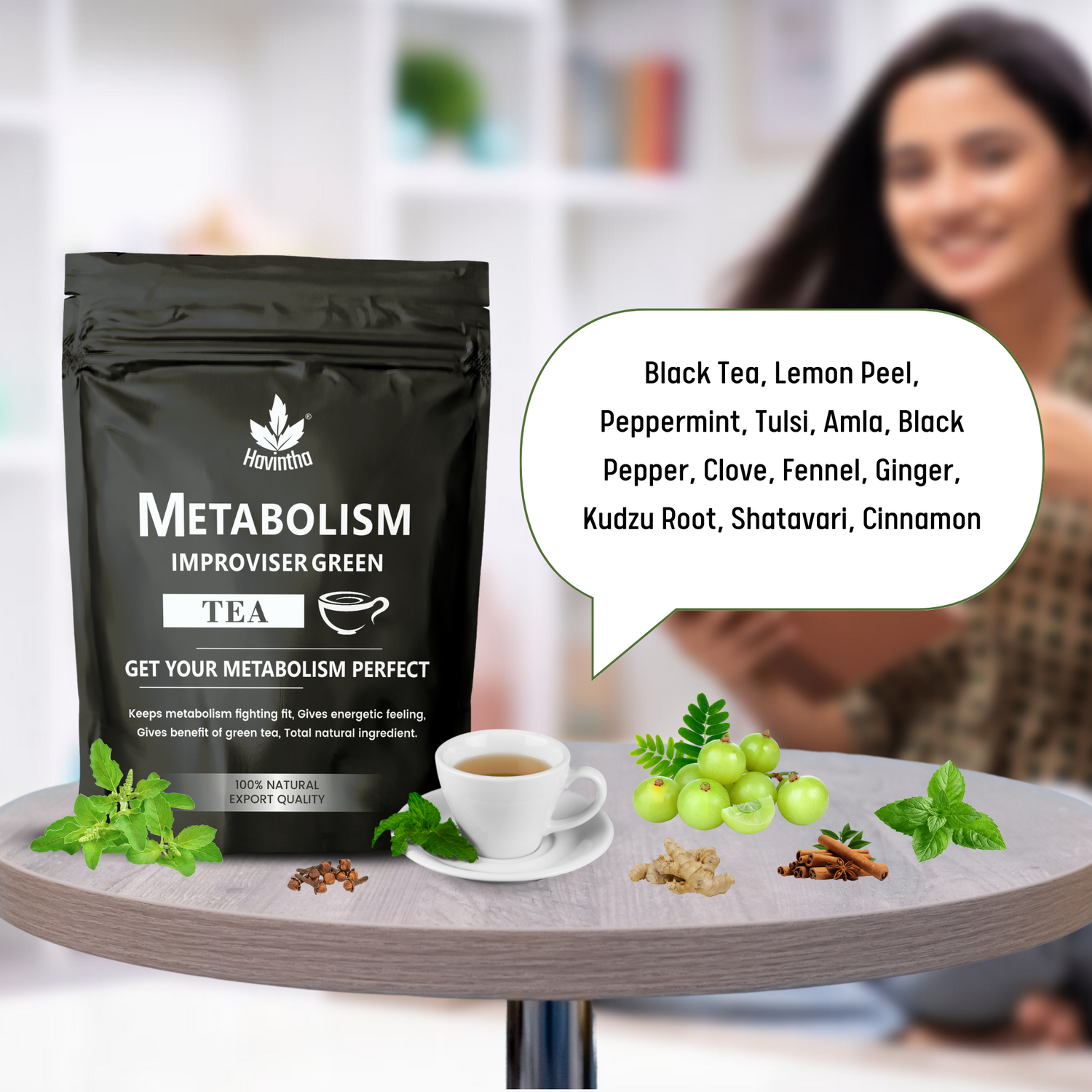 Havintha Metabolism Improviser Green Tea - Ingredients