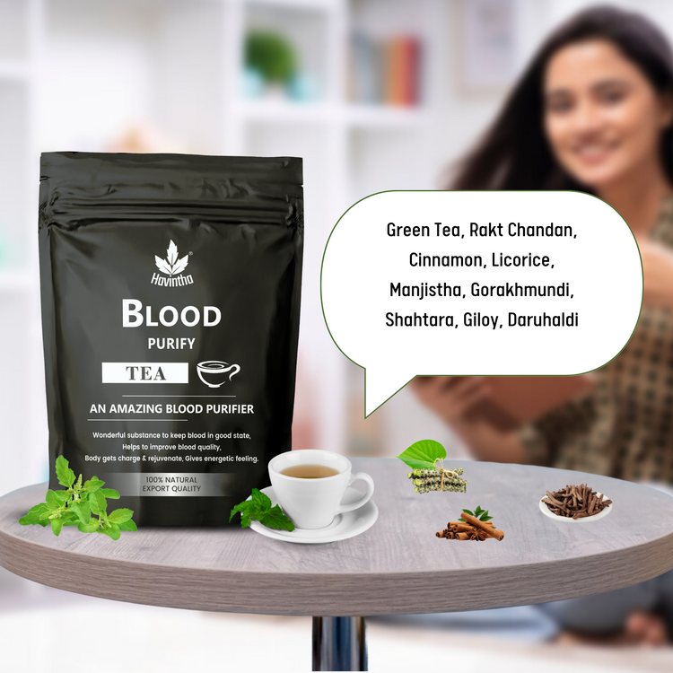Ingredients Havintha Blood Purify Tea - 50 gm