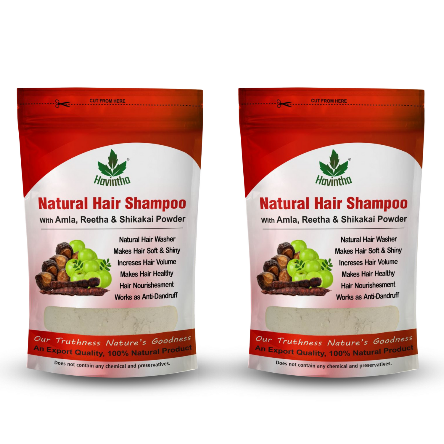 Natural Hair Shampoo Packaging