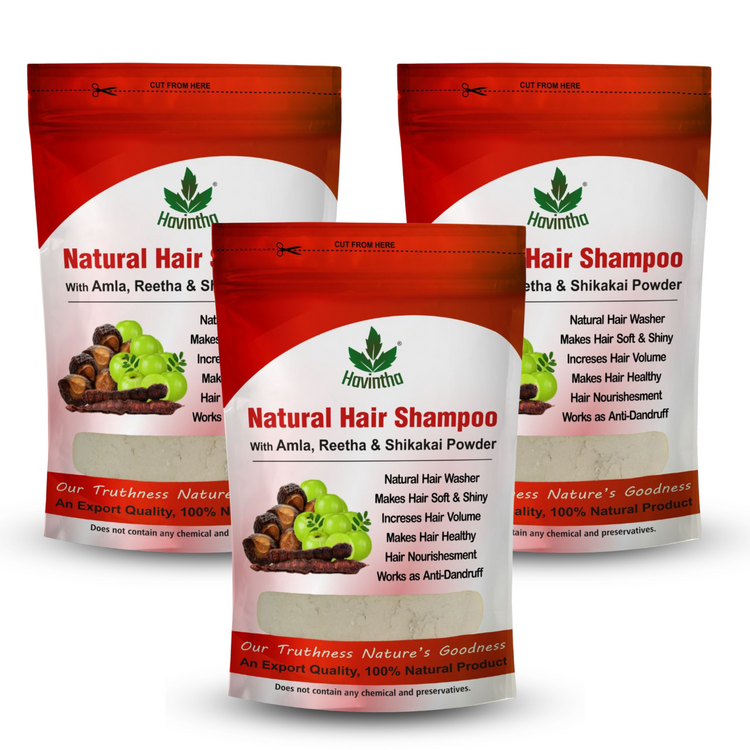 Pack of 3 Natural Hair Shampoo
