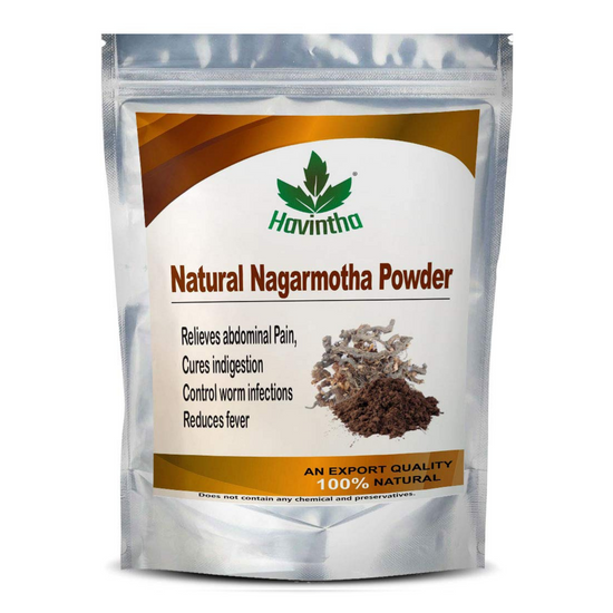 Havintha Natural Nagarmotha Powder for Relieves abdominal pain and control worm infections - 227g