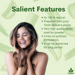 Natural Aloevera Powder Shampoo | for Oily Hair | Men & Women (227g)