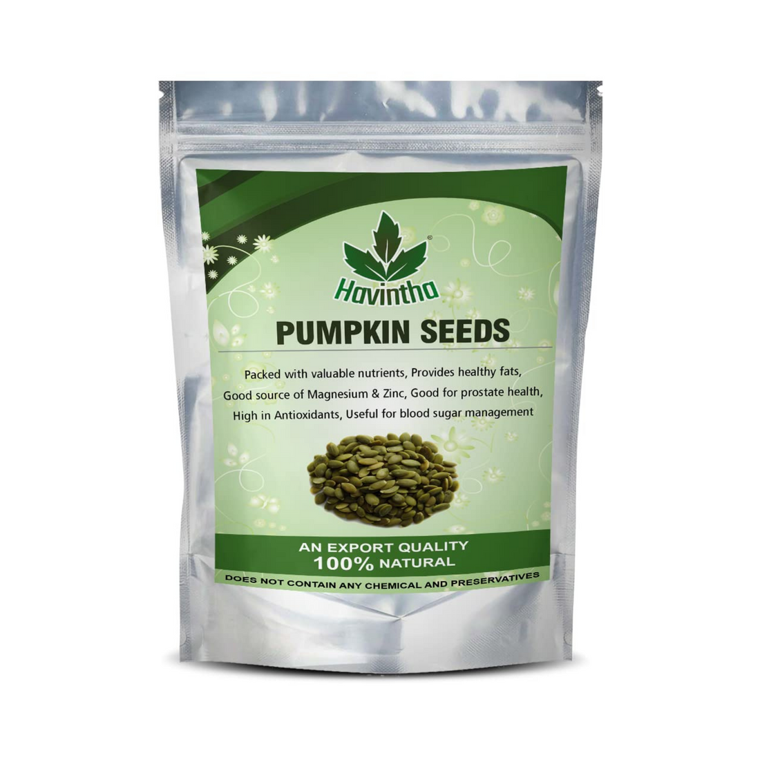 Havintha pumpkin seeds for Eating (Raw And Unroasted), Immunity Booster Seeds - 227 Grams