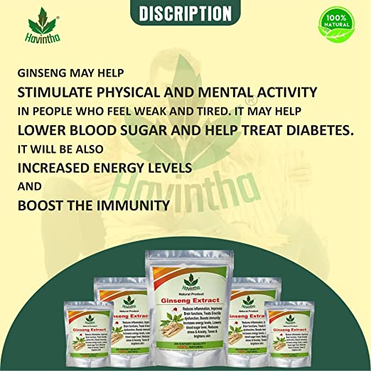 Havintha ginseng powder for boosting immunity energy - 100gram