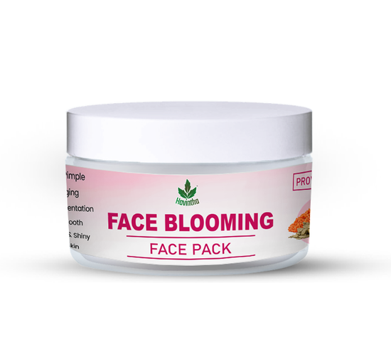 Havintha Natural Face Blooming Pack with Kalonji, Masoor Dal, Mulethi & Multani Mitti for Nourishing and Glowing Skin -100gm