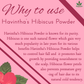 Why to use  Havintha Hibiscus Powder