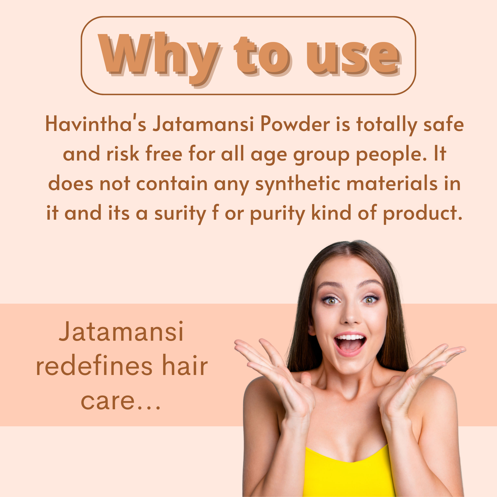 Havintha Natural Jatamansi Powder For Hair Growth (100 g)