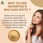 Natural Multani Mitti Powder Product Of Havintha, Natural Fuller's Earth 227 Grams