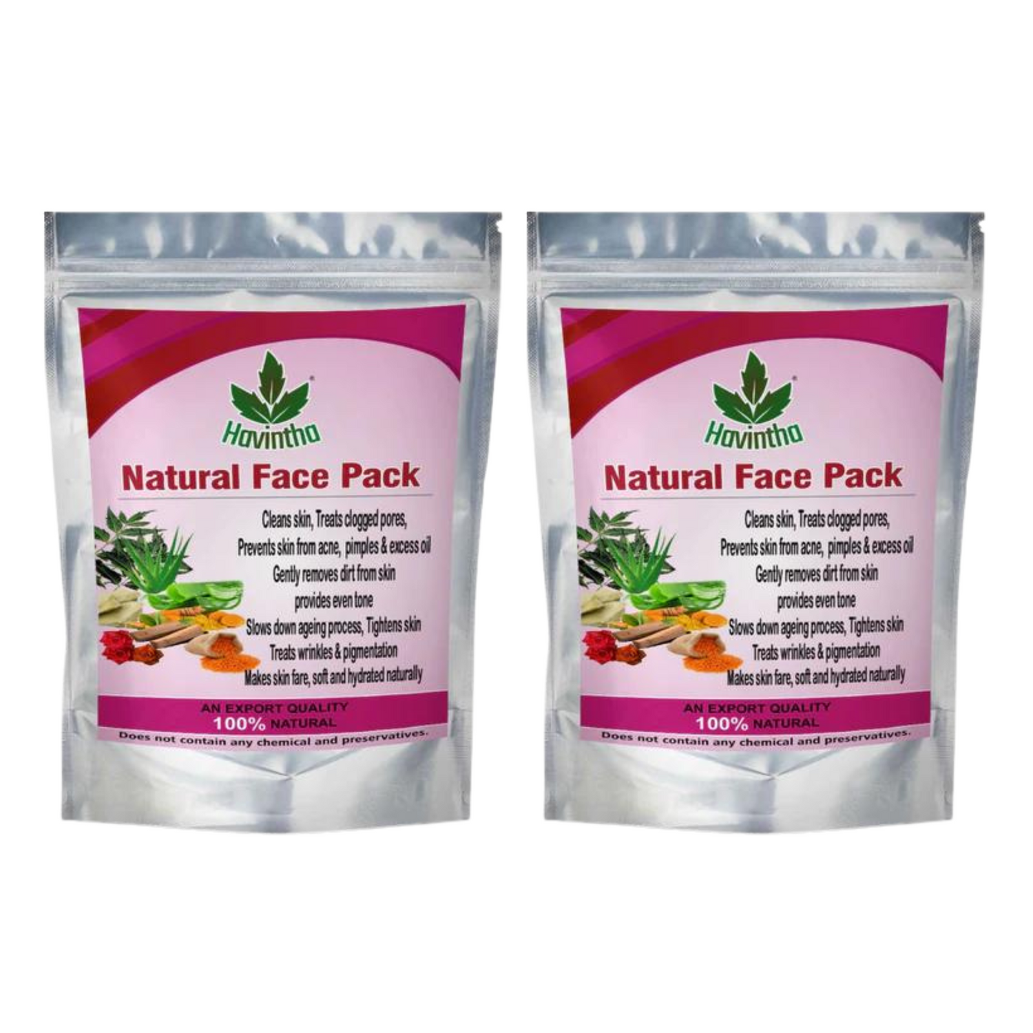 Natural Face Pack of 2